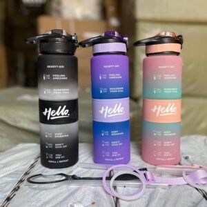 Gradient Motivational Water Bottle (1L)